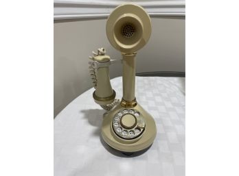 1973 Cream/gold Candlestick Telephone