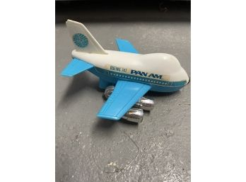 Jimson 6 Plastic PanAm Boeing 747 Toy Plane Hong Kong
