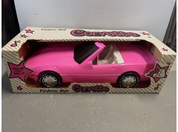 American Plastic Toys Fashion Doll Pink Corvette 1980s New In Box