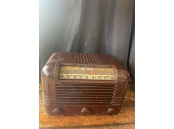 Vintage RCA Victor Tube Radio Police Bakelite- Untested