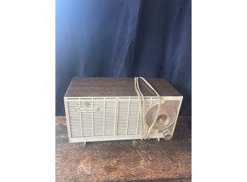 Vintage Dual Speaker General Electric Tube Radio- Untested