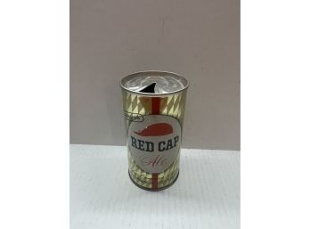 Old Red Cap Beer Can