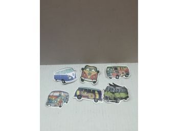 Lot Of 6 VW Stickers