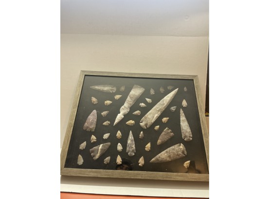 Collection Of Replica Arrowheads In Case Lot 1