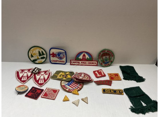 Lot Of Boy Scouts Of America Patches & 1953 Jamboree Pin