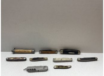 Lot Of Pocket Knives- Old Timer, USA Etc