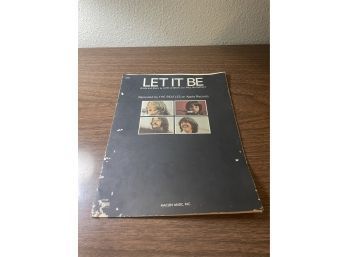 Let It Be Beatles Sheet Music