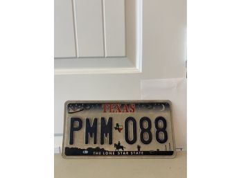 Vintage License Plate- Texas