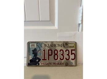 Vintage License Plate- Oklahoma