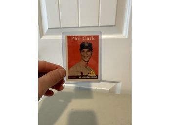 Original Topps 1958 Phil Clark Baseball Card