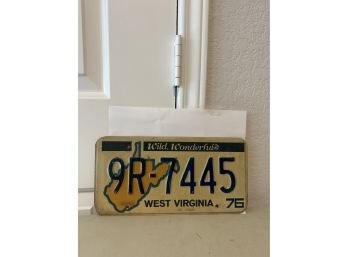 Vintage License Plate- West Virginia