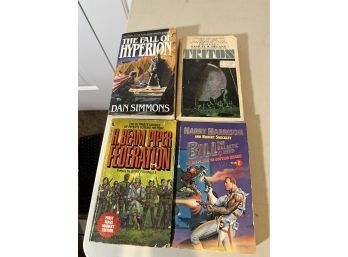 1970s, 1980s & 1990s Sci-Fi Books (4): The Fall Of Hyperion, Triton, Bill The Galactic Hero, Etc.