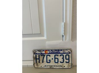 Vintage License Plate-Colorado