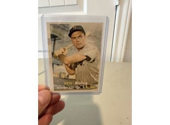 Original Topps 1957 Pete Daley Baseball Card