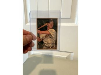 1952 Bowman Don Mueller Baseball Card