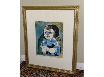 Picasso Lithograph Limited Edition Of 500 Signed And Numbered By Marina Picasso With Original COA