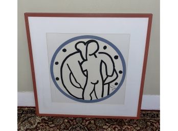 Henri Matisse Lithograph Signed In Plate