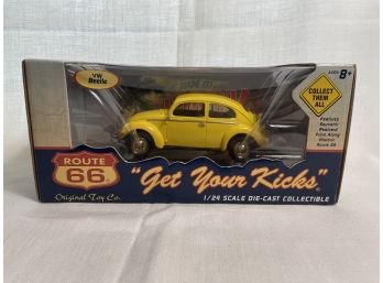 Route 66 1:24 Scale Get Your Kicks VW Beetle