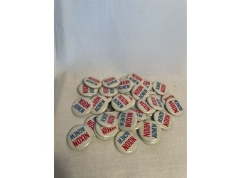 Nixon/agnew Political Campaign Button Lot, 35pcs