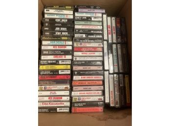 75 Cassette Tapes- Popular Artists- See Photos