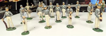 14 Vintage Hand Painted Toy Soldiers