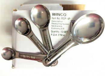 Winco Measuring Spoons -4 Piece Set