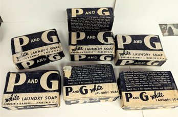 7 Bars Of P And G White Laundry Soap