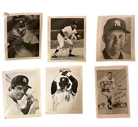 Lot Of 6 Autographed Sports Pictures