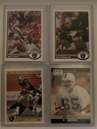 Lot Of 4 Football Trading Cards