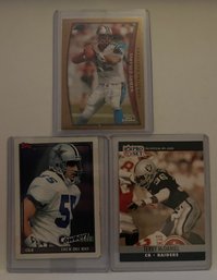 Lot Of 3 Football Cards