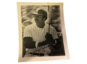 NY Yankees Reggie Jackson Autograph Photo