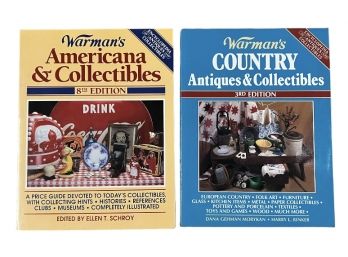 Lot Of 2 Warmans Americans And Collectible And American Collectible Books