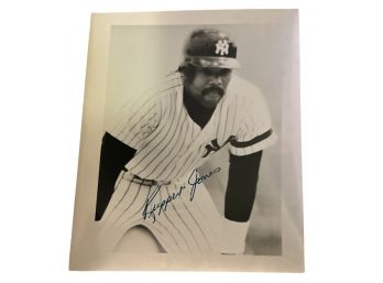 NY Yankees Rupper Jones Autograph Photo