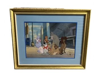 Disney Oliver And Company Lithograph