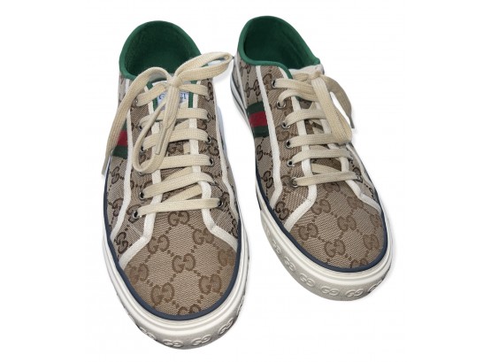 Pre Owned Gucci Tennis 1977 Sneakers Size 9