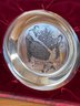 The Franklin Mint 1973 Christmas Plate Trimming The Tree Limited Edition