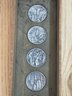 Franklin Mint Stations Of The Cross Commemorative  Pewter Coin Collection