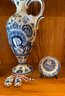 Blue Hand Painted Pottery