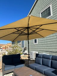 11' Cantilever Umbrella With Solar LEDs