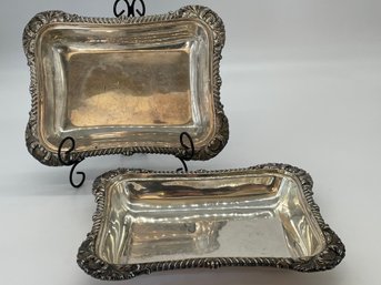 2 Continental Serving Dishes