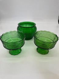 Green Glass Assortment