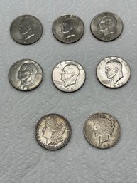 Silver Dollars (8) Total