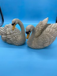 Two Decorative Swans