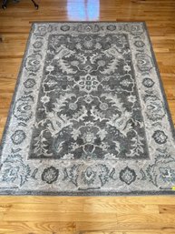 Grey And Blue Rug