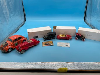 Classic Die Cast Collectible Cars And An Old VW Bug