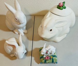 Ceramic Bunny Lot