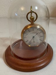 Pocket Watch With Cloche & Stand