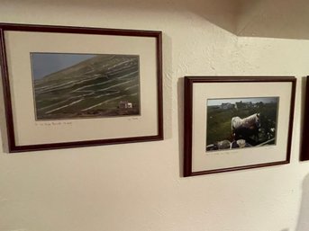 Signed 4 Piece Photo Series Of Irish Countryside By Sean Tomkins