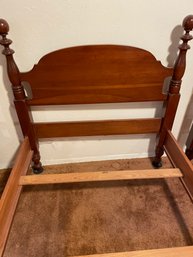Twin Size Wooden Bed Frame
