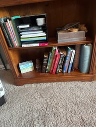 Contents Of Book Shelf - Books And Tchotckes